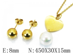 HY Wholesale 316L Stainless Steel Lover jewelry Set-HY91S0736PQ