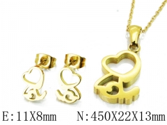 HY Wholesale 316L Stainless Steel Lover jewelry Set-HY91S0741HHW