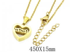 HY Wholesale Stainless Steel 316L Necklaces-HY91N0116M5