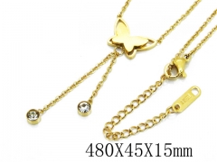 HY Stainless Steel 316L Necklaces (Animal Style)-HY19N0036OL