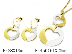 HY Wholesale 316L Stainless Steel Lover jewelry Set-HY08S0112HIF