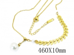 HY Wholesale Necklace (Pearl)-HY32N0010PQ
