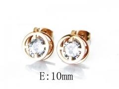 HY Stainless Steel Small Crystal Stud-HY32E0075ML