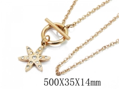 HY Wholesale| Popular CZ Necklaces-HY80N0296OR