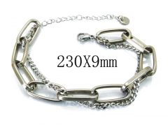 HY Wholesale Stainless Steel 316L Charm Bracelets-HY19B0128HDD