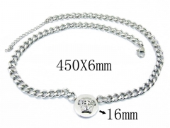 HY Stainless Steel 316L Necklaces (Animal Style)-HY19N0006HIG