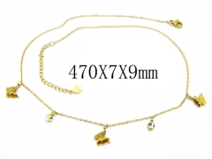 HY Stainless Steel 316L Necklaces (Animal Style)-HY19N0002HHC