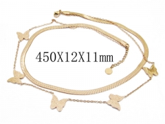 HY Stainless Steel 316L Necklaces (Animal Style)-HY19N0007HLF