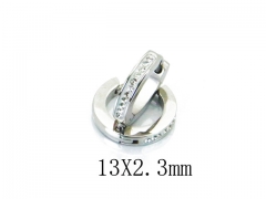 HY Stainless Steel 316L Huggie Hoop Earrings-HY06E1651NG