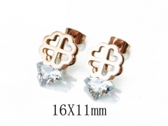 HY Stainless Steel Small Crystal Stud-HY32E0077M5