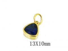 HY Wholesale Stainless Steel 316L CZ Pendant-HY15P0280KOB