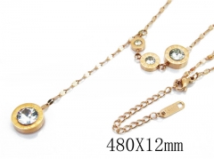 HY Wholesale| Popular CZ Necklaces-HY19N0035HHX