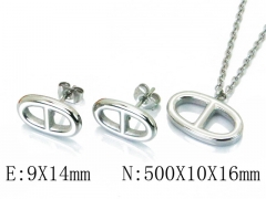 HY Wholesale 316L Stainless Steel jewelry Set-HY06S1017PA