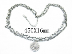 HY Wholesale| Popular CZ Necklaces-HY19N0012HJR