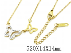 HY Stainless Steel 316L Necklaces (Animal Style)-HY80N0289OE