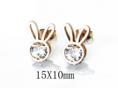 HY Stainless Steel Small Crystal Stud-HY32E0076M5