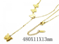 HY Stainless Steel 316L Necklaces (Animal Style)-HY19N0025HHZ