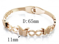 HY Wholesale 316L Stainless Steel Popular Bangle-HY19B0097HNF