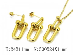 HY Wholesale 316L Stainless Steel jewelry Set-HY06S1015HKW