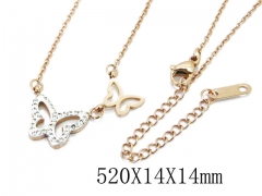 HY Stainless Steel 316L Necklaces (Animal Style)-HY80N0290OZ
