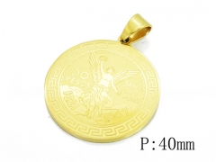 HY Wholesale 316L Stainless Steel Pendant(Religion)-HY15P0253OE