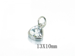 HY Wholesale Stainless Steel 316L CZ Pendant-HY15P0257KJ