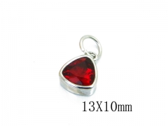 HY Wholesale Stainless Steel 316L CZ Pendant-HY15P0265KJE