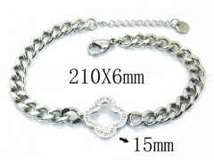 HY Wholesale Stainless Steel 316L Charm Bracelets-HY19B0113HHQ