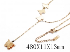 HY Stainless Steel 316L Necklaces (Animal Style)-HY19N0024HHX