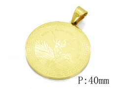 HY Wholesale 316L Stainless Steel Pendant(Religion)-HY15P0252OW