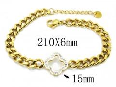 HY Wholesale Stainless Steel 316L Charm Bracelets-HY19B0114HIW