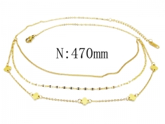 HY Wholesale Stainless Steel 316L Necklaces-HY19N0044HKS