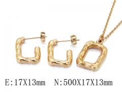 HY Wholesale 316L Stainless Steel jewelry Set-HY06S1007HKS