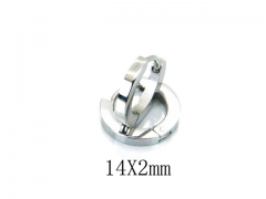 HY Stainless Steel 316L Huggie Hoop Earrings-HY06E1654JG
