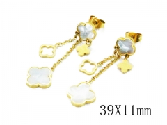 HY Wholesale 316L Stainless Steel Drops Earrings-HY32E0061HZL