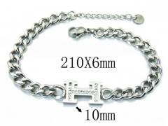 HY Wholesale Stainless Steel 316L Charm Bracelets-HY19B0122HHA