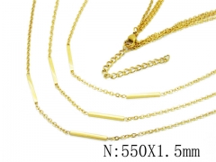 HY Wholesale Stainless Steel 316L Necklaces-HY06N0502IHE