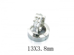 HY Stainless Steel 316L Huggie Hoop Earrings-HY06E1645PQ