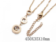 HY Wholesale| Popular CZ Necklaces-HY19N0031HFF