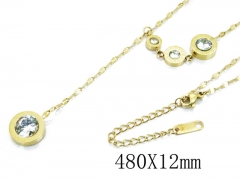HY Wholesale| Popular CZ Necklaces-HY19N0034HHC