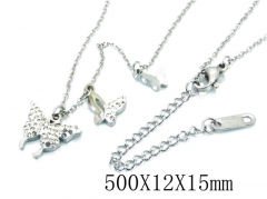 HY Stainless Steel 316L Necklaces (Animal Style)-HY80N0291ML