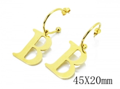HY Wholesale 316L Stainless Steel Drops Earrings-HY32E0070OL