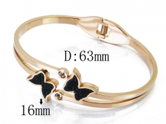 HY Wholesale 316L Stainless Steel Popular Bangle-HY19B0100HNS