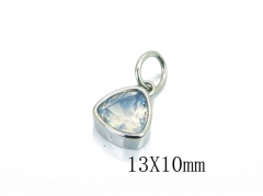 HY Wholesale Stainless Steel 316L CZ Pendant-HY15P0258KJD