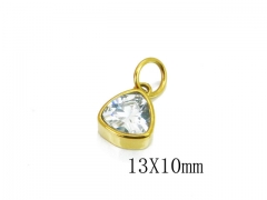 HY Wholesale Stainless Steel 316L CZ Pendant-HY15P0269KOR