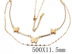 HY Stainless Steel 316L Necklaces (Animal Style)-HY19N0020HIB