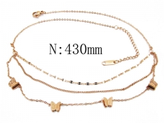 HY Stainless Steel 316L Necklaces (Animal Style)-HY19N0027HKS