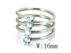 HY 316L Stainless Steel Hollow Rings-HY19R0344PU
