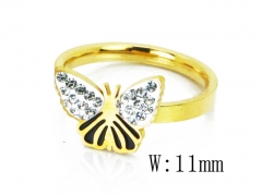 HY Wholesale 316L Stainless Steel CZ Rings-HY19R0366OD