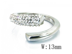 HY Wholesale 316L Stainless Steel CZ Rings-HY19R0395HHD